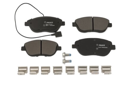 Колодки гальмівні дискові ПЕРЕДН FIAT DOBLO 1.2-1.9 01-,FIAT GRANDE PUNTO 08-Б OPEL COMBO 2012-, ТОР PROFIT 5000-1467
