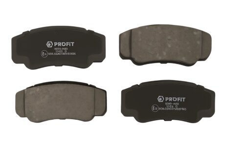 Колодки гальмівні дискові ЗАДН PEUGEOT BOXER 04.2002-,FIAT DUCATO 04.2002-,CITROEN JUMPER 02.2003- -ua PROFIT 5000-1480