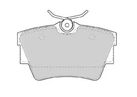 Колодки гальмівні дискові ЗАДН OPEL VIVARO 1.9-2.5 03-,RENAULT TRAFIC II 01-,NISSAN PRIMASTAR 02- -ua PROFIT 5000-1516