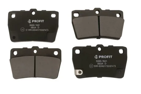 Колодки тормозные дисковые задние TOYOTA RAV4 1.8VVTI 01-,2.0D-4D 01-,2.0VVTI 00- PROFIT 5000-1531