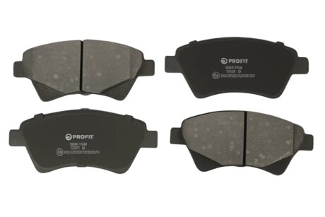 Колодки гальмівні дискові ПЕРЕДН RENAULT MEGANE II 1.5DCI, 1.6I 16V, 1.9DCI, 2.0 16V 08.02- -ua PROFIT 5000-1544