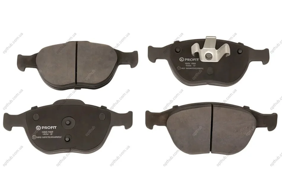 Колодки гальмівні дискові ПЕРЕДН FORD FIESTA V 05-,FOCUS 02-04,TOURNEO CONNECT 1.8 02-,TRANSIT CONNE -ua PROFIT 5000-1568 (фото 1)