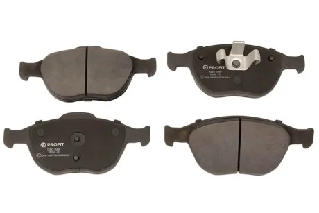 Колодки гальмівні дискові ПЕРЕДН FORD FIESTA V 05-,FOCUS 02-04,TOURNEO CONNECT 1.8 02-,TRANSIT CONNE -ua PROFIT 5000-1568
