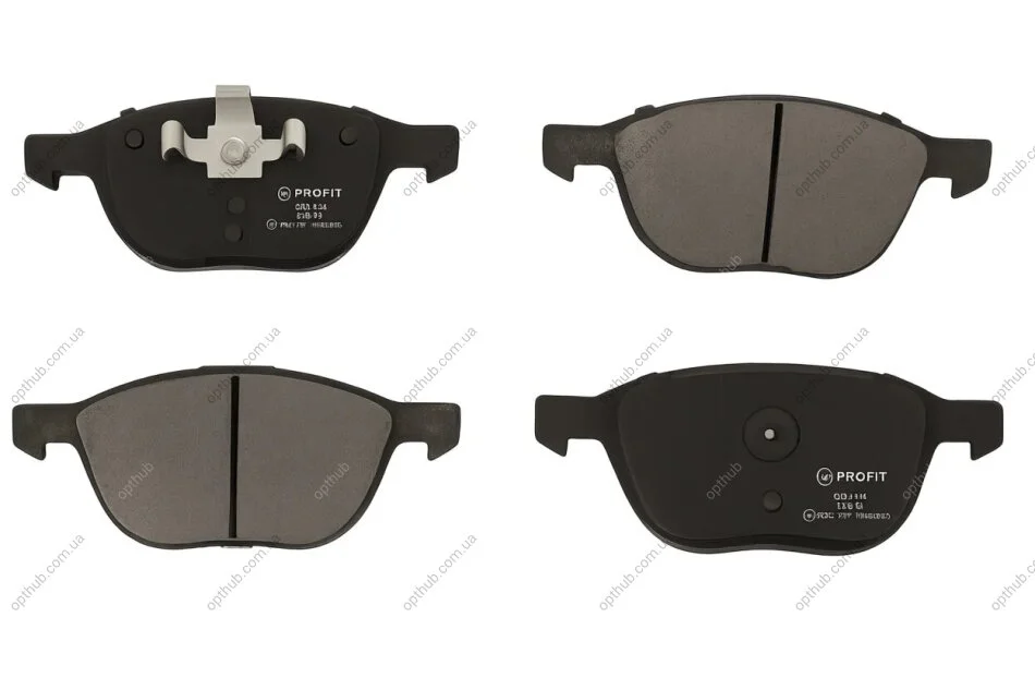 Колодки гальмівні дискові ПЕРЕДН FORD C-MAX 2007 -, C-MAX II 2010 -, FOCUS C-MAX 2003 - 2007, FOCUS PROFIT 5000-1594 (фото 1)
