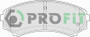 Колодки тормозные дисковые передние MITSUBISHI PAJERO III 3.2-3.5 00-,IV 3.2-3.8. 07-,GRANDIS 2.0 2.4 0 PROFIT 5000-1603 (фото 1)