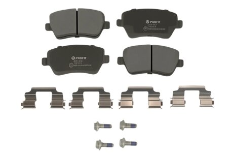 Колодки гальмівні дискові ПЕРЕДН NISSAN MICRA 03-. NOTE 06-. RENAULT LOGAN MCW (TRW) 08-. DUSTER 10- PROFIT 5000-1617