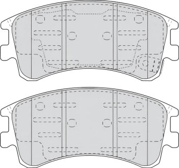 Колодки гальмівні дискові PROFIT 5000-1619
