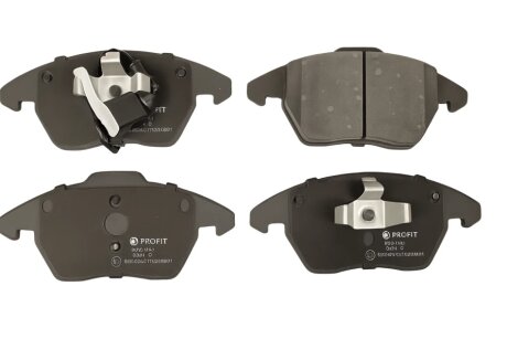 Колодки гальмівні дискові ПЕРЕДН SKODA OCTAVIA 04-13. SUPERB 08-15. VW GOLF 03-13. JETTA 05-. PASSAT PROFIT 5000-1641