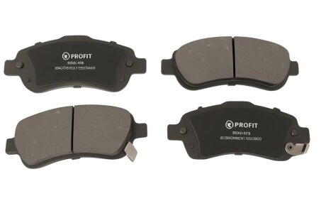 Колодки гальмівні дискові ПЕРЕДН TOYOTA AVENSIS 03-, COROLLA 04- -ua PROFIT 5000-1648