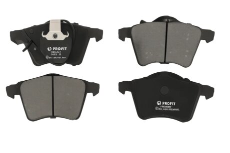 Колодки гальмівні дискові ПЕРЕДН FORD GALAXY 95-, SEAT ALHAMBRA 96-, VW SHARAN 95- -ua PROFIT 5000-1654