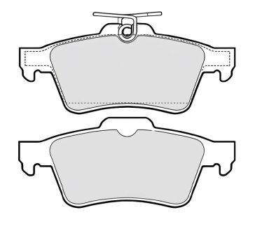 Колодки гальмівні дискові К-Т ТОРМ. КОЛОДОК OPEL VECTRA C 02- REAR PROFIT 5000-1766