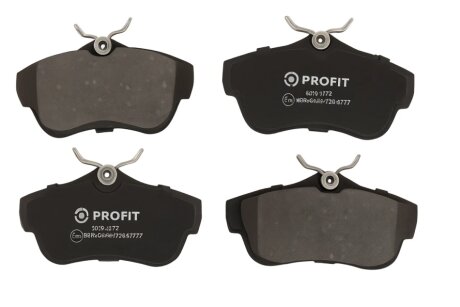 Колодки тормозные дисковые задние CITROEN JUMPY 07-. FIAT SCUDO 07-. PEUGEOT EXPERT 07- PROFIT 5000-1772