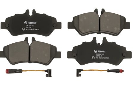 Колодки гальмівні дискові ЗАДН MB SPRINTER 906,VW CRAFTER 06.2006- -ua PROFIT 5000-1780