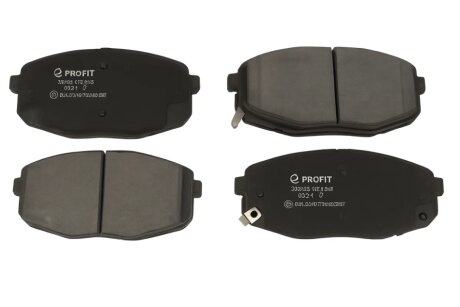 Колодки гальмівні дискові ПЕРЕДН HYUNDAI I30 1.4-2.0 07-,KIA CARENS II 1.6-2.0 02-,CEED 1.4-2.0 06- -ua PROFIT 5000-1869