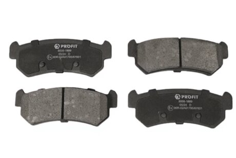 Колодки гальмівні дискові ЗАДН CHEVROLET LACETTI 05-. DAEWOO LACETTI 04- -ua PROFIT 5000-1889