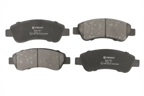 Колодки гальмівні дискові ЗАДН CITROEN JUMPER 06- FIAT DUCATO 06- PEUGEOT BOXER 06 - -ua PROFIT 5000-1927