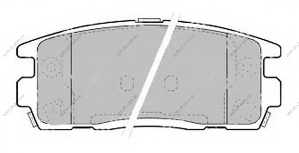 Колодки гальмівні дискові ЗАДН CHEVROLET CAPTIVA 2.0-3.2 06-,OPEL ANTARA 06- -ua PROFIT 5000-1935 (фото 1)