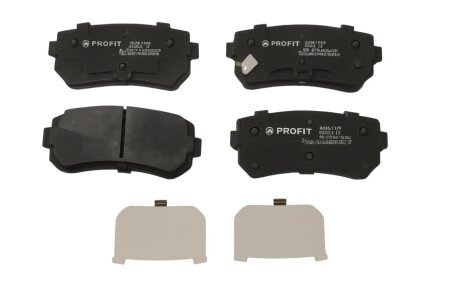 Колодки гальмівні дискові ЗАДН HYUNDAI ACCENT 1.4I-1.6I 06-,I20 1.2I-1.6I 08-,I30 1.4-2.0 08-;KIA CE -ua PROFIT 5000-1956