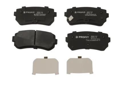Колодки гальмівні дискові ЗАДН HYUNDAI ACCENT 1.4I-1.6I 06-,I20 1.2I-1.6I 08-,I30 1.4-2.0 08-;KIA CE -ua PROFIT 5000-1956