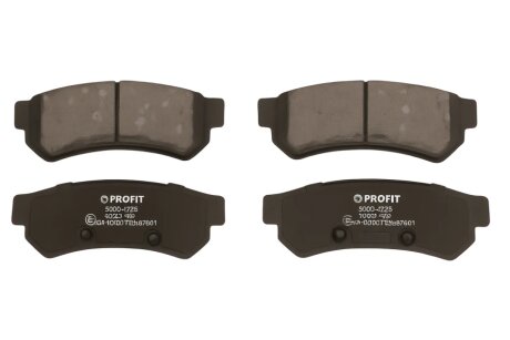 Колодки гальмівні дискові ЗАДН CHEVROLET LACETTI 05-. NUBIRA 05-. DAEWOO LACETTI 04-. NUBIRA 03- -ua PROFIT 5000-4295