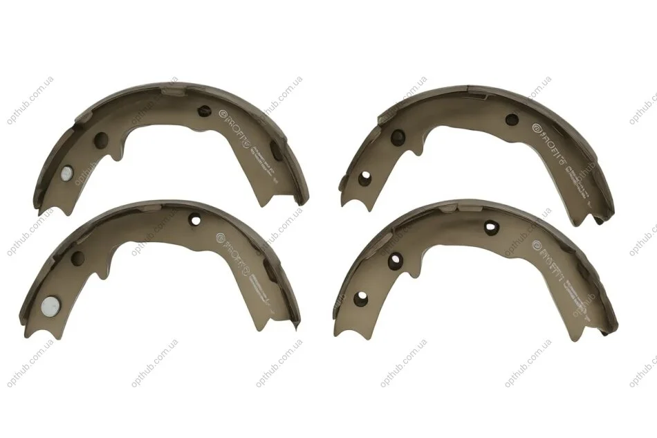 Колодки гальмівні барабанні MITSUBISHI CARISMA,ECLIPSE,GALANT,GTO 3000,LANCER,OUTLANDER 2.0I-3.5I 16 -ua PROFIT 5001-0011 (фото 1)
