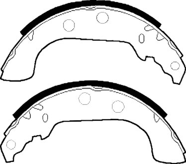 Колодки гальмівні барабанні ЗАДН PEUGEOT 306 93-01, 405 87-96 CITROEN ZX 91-97 -ua PROFIT 5001-0268