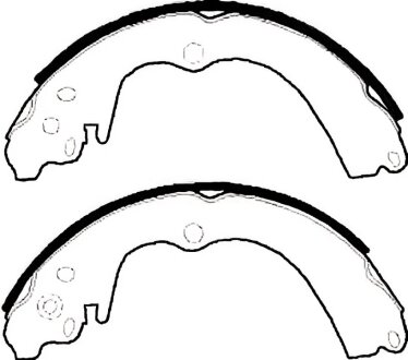 Колодки гальмівні барабанні SUBARU LEGACY 2.0I KOM BG5 EJ20 1994CC 16V OHC 4 X 4 5 MTM + ATM 94-98 -ua PROFIT 5001-0339