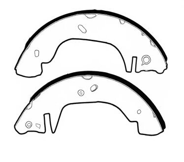Колодки гальмівні барабанні ЗАДН FORD TRANSIT 94-00 -ua PROFIT 5001-0542