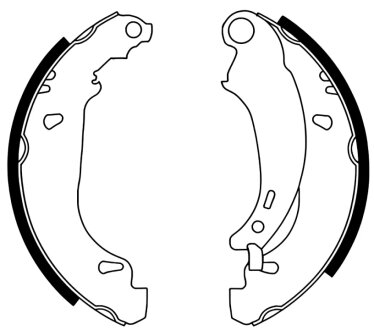 Колодки гальмівні барабанні PROFIT 5001-0576