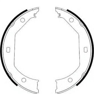 Колодки гальмівні барабанні ЗАДН BMW 3 SERIES E46 00-05, E90/E91/E93 05- BMW 5 SERIES E39 96-04 -ua PROFIT 5001-0585