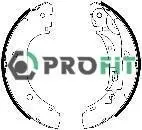 Колодки гальмівні барабанні ЗАДН CITROEN JUMPER 94-. FIAT DUCATO 94-. PEUGEOT BOXER 94- -ua PROFIT 5001-0652 (фото 1)