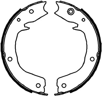 Колодки гальмівні барабанні ЗАДН РУЧН MITSUBISHI PAJERO / SHOGUN / MONTERO III (V60) 3.5 V6 GDI, 2.5 -ua PROFIT 5001-4027