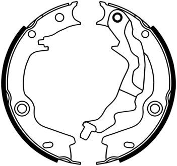Колодки гальмівні барабанні ЗАДН HYUNDAI ACCENT 05- KIA RIO 05- -ua PROFIT 5001-4046