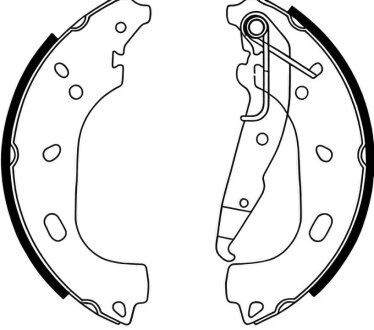 Колодки тормозные барабанные PROFIT 5001-4055