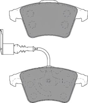 Колодки гальмівні дискові ПЕРЕДН PREMIUM VW TOUAREG 02-10 -ua PROFIT 5005-1826