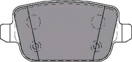 Колодки гальмівні дискові ЗАДН PREMIUM LAND ROVER FREELANDER 2 06-14 (2.2DIESEL) -ua PROFIT 5005-1933