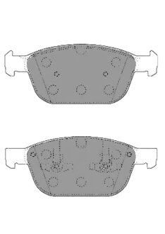 Колодки гальмівні дискові ПЕРЕДН PREMIUM VOLVO XC60 08- PROFIT 5005-4238