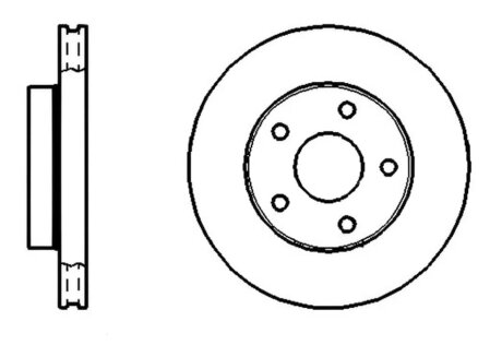 Диск гальмівний ПЕРЕДН FORD SCORPIO 88-94 PROFIT 5010-0180
