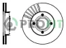 Диск гальмівний ПЕРЕДН AUDI 100 II, AVANT 6/76-7/83 100 III, AVANT 8/82-7/91 80 III 8/86-7/92 90 II -ua PROFIT 5010-0193 (фото 1)