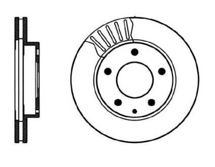 Диск гальмівний PROFIT 5010-0496