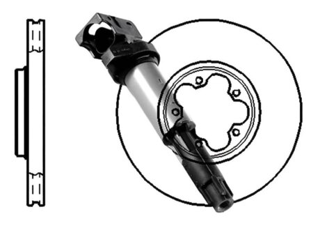 Диск гальмівний ПЕРЕДН FORD TRANSIT VII 1/00-3/06 VENT -ua PROFIT 5010-1113