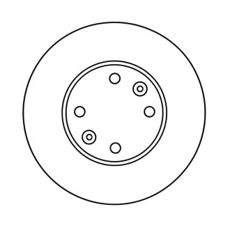 Диск гальмівний ПЕРЕДН DACIA С ABS LOGAN09/04- LOGANMCV02/07- SANDERO 06/08-,NISSAN MICRA 01/03- NOT -ua PROFIT 5010-1201