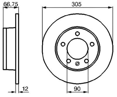 Диск гальмівний PROFIT 5010-1272