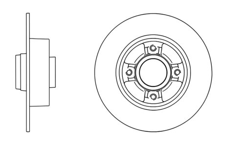 Диск тормозной PROFIT 5010-1369