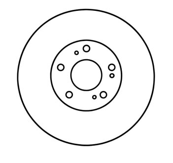 Диск тормозной ПЕРЕДН R=16' HONDA ACCORD VIII 2.0-2.4 2003- PROFIT 5010-1424