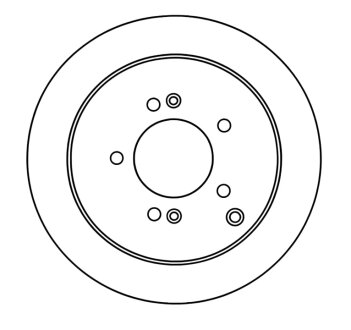 ДИСК тормозной задней HYUNDAI 2.0-2.7 SANTAFE 01-06,TUCSON 04-,KIA SPORTAGE 2.0-2.7 04- PROFIT 5010-1493