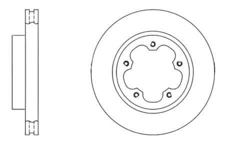 Диск гальмівний PROFIT 5010-1554