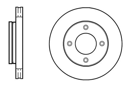 Диск гальмівний PROFIT 5010-1621