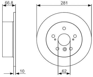 Диск гальмівний PROFIT 5010-2028