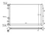 Радіатор охолоджування РАДИАТОР SKODA FABIA 99-, VW POLO 01- (+A/C) -ua PROFIT 6402A2 (фото 2)